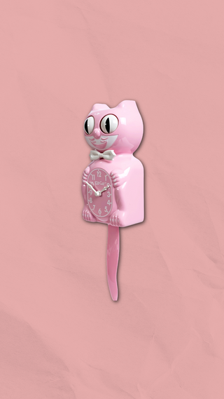 Limited Edition Bubblegum Pink Kit-Cat Klock