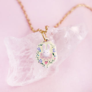 Dainty Bunny Pendant Necklace