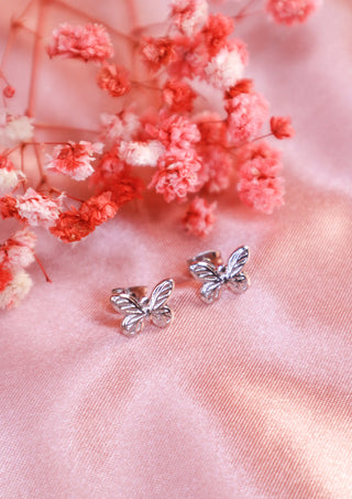 Shiny Butterfly stud earrings