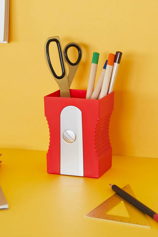 Sharpener Pencil holder, Red