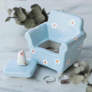 Cat on Sofa - Jewelry Box
