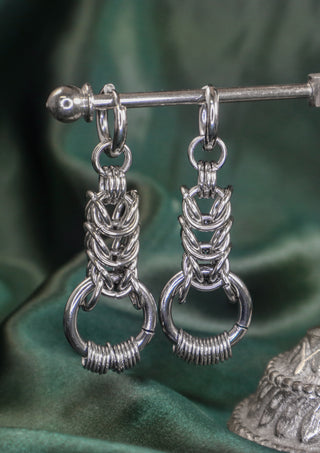 Bold Chainmail  Hoops