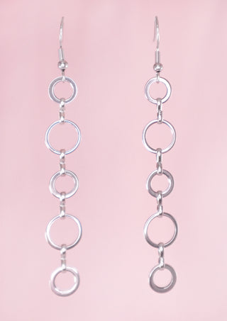 Circle Chain Earrings