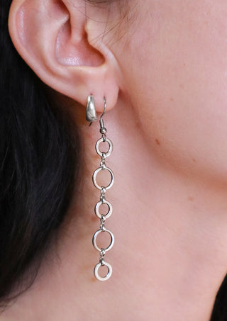Circle Chain Earrings