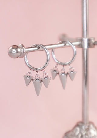 Dangly Spike Hoops