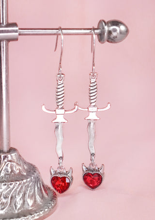 By My Devilish Sword Earrings