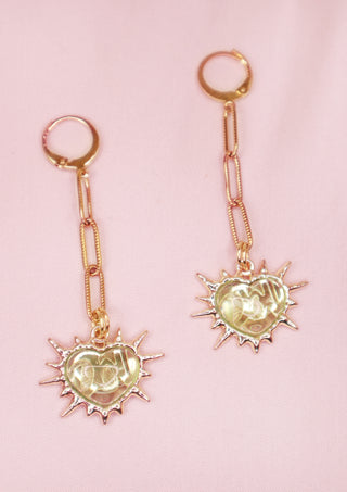 Doll Heart Minty Earrings