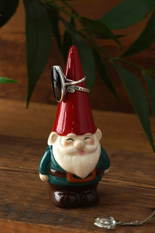 The Potting Shed Garden Gnome Ring Holder