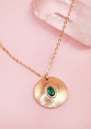 Golden Shield Necklace