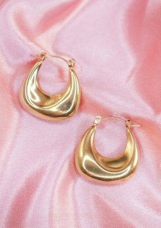 Golden Lux Hoops