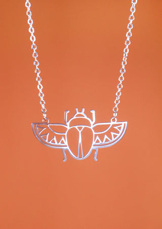 Flying Beetle necklace