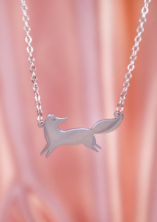 Running Fox necklace