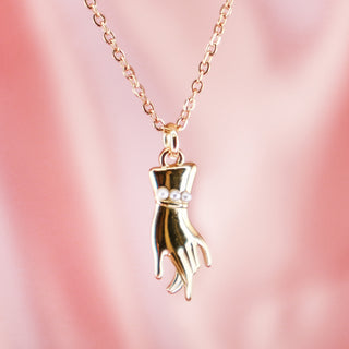 Pearly Hand Necklace