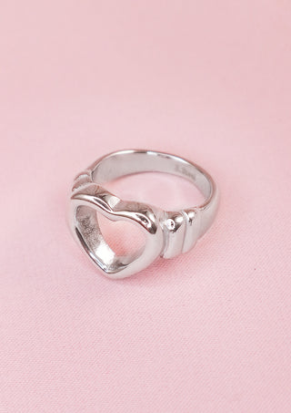 Signet Heart Ring