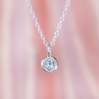Dainty Shiny Heart Necklace