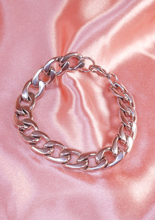 Heavy Chain Bracelet Silver