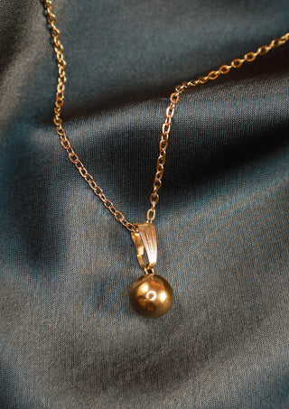 Gold Sphere Necklace