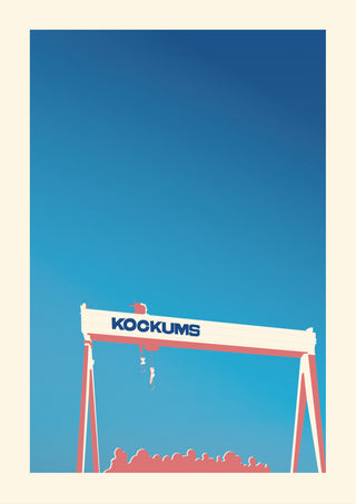Kockumskranen Malmö Print av Collective Productions