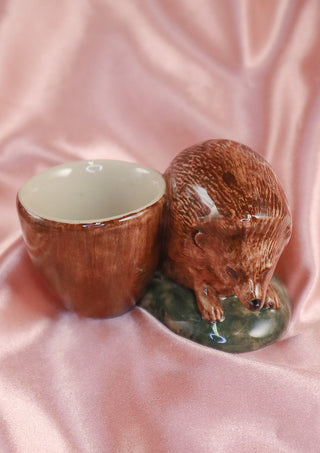 Hedgehog With Egg Cup