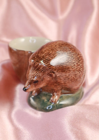 Hedgehog With Egg Cup