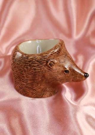 Hedgehog Face Egg Cup