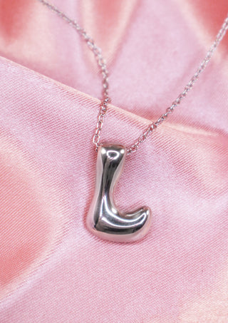 Fluid Letters Necklace