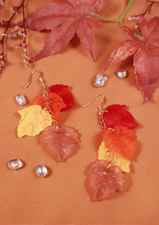 Falling Autumn Leaves Earrings