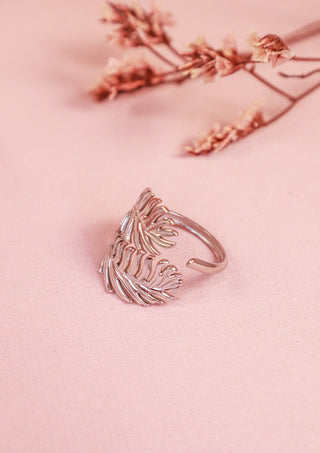 Leafy Ring Silver