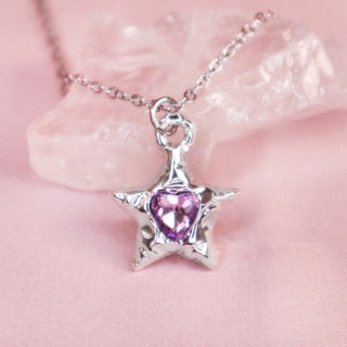Lilac Gleaming Star Necklace