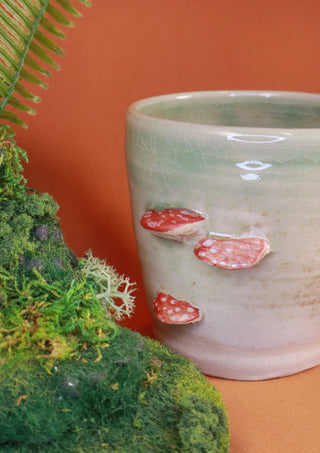 Mushroom mugs by Luminousloke