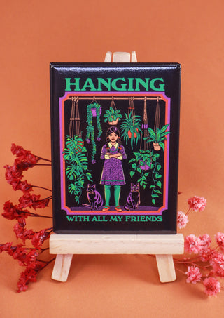 Hanging With All My Friends Magnet by Steven Rhodes