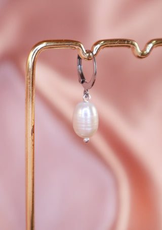 Pearl Silver mix & match earring
