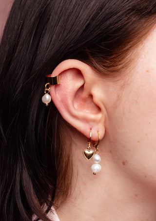 Dubble Pearl mix & match earring
