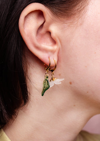 Leaf mix & match earring