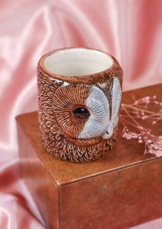 Tawny Owl Mini Pot