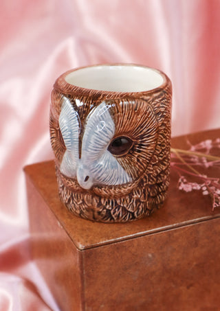 Tawny Owl Mini Pot