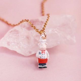 Piggy Chef Necklace