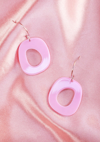 Pink Shape Earrings