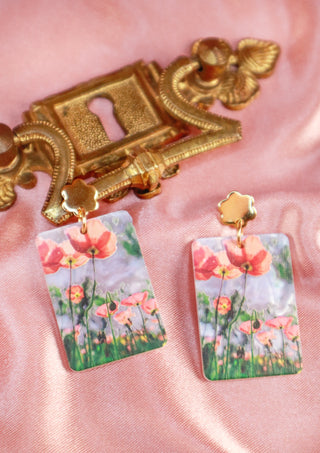 Poppy Scenery Earrings