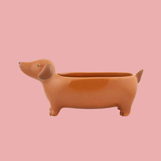 Sausage Dog Planter