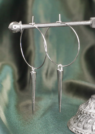 Delicate Spike Hoops
