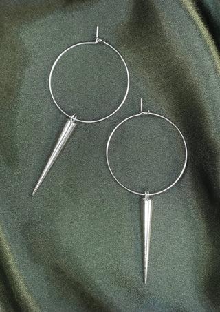 Delicate Spike Hoops