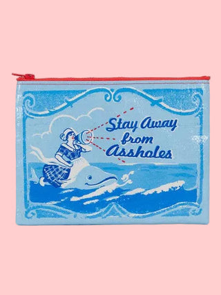 Zipper Pouch - Stay Away From Assholes