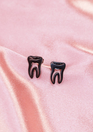 Teeth stud earrings