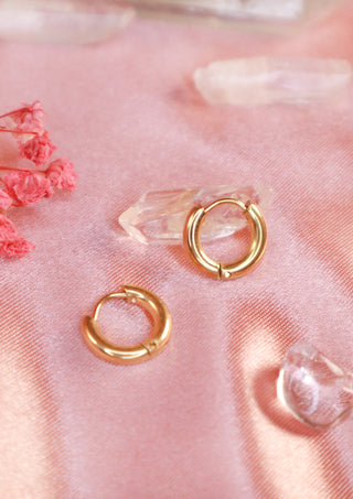 Thicc Small Gold Hoops