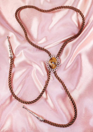 Tiger's Eye Bolo Tie