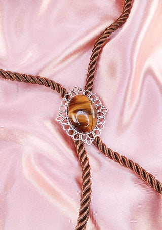 Tiger's Eye Bolo Tie