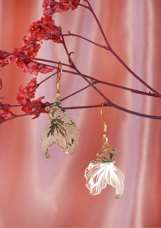 Tiny goldfish earrings (Limited edition)