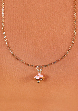 Tiny Mushroom Necklace