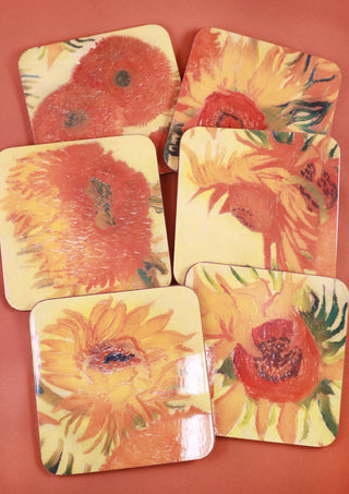 Coasters Sunflowers, Vincent van Gogh